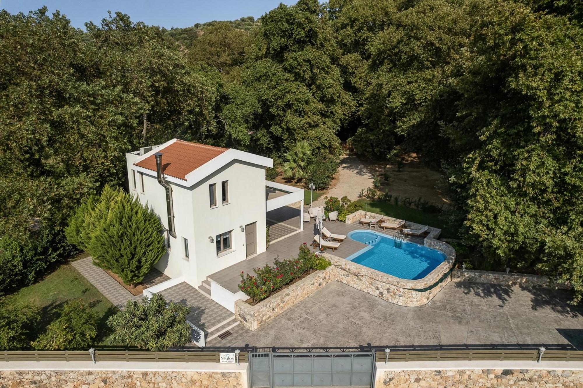 Villa Nature, Heated Pool Kalyves Eksteriør billede