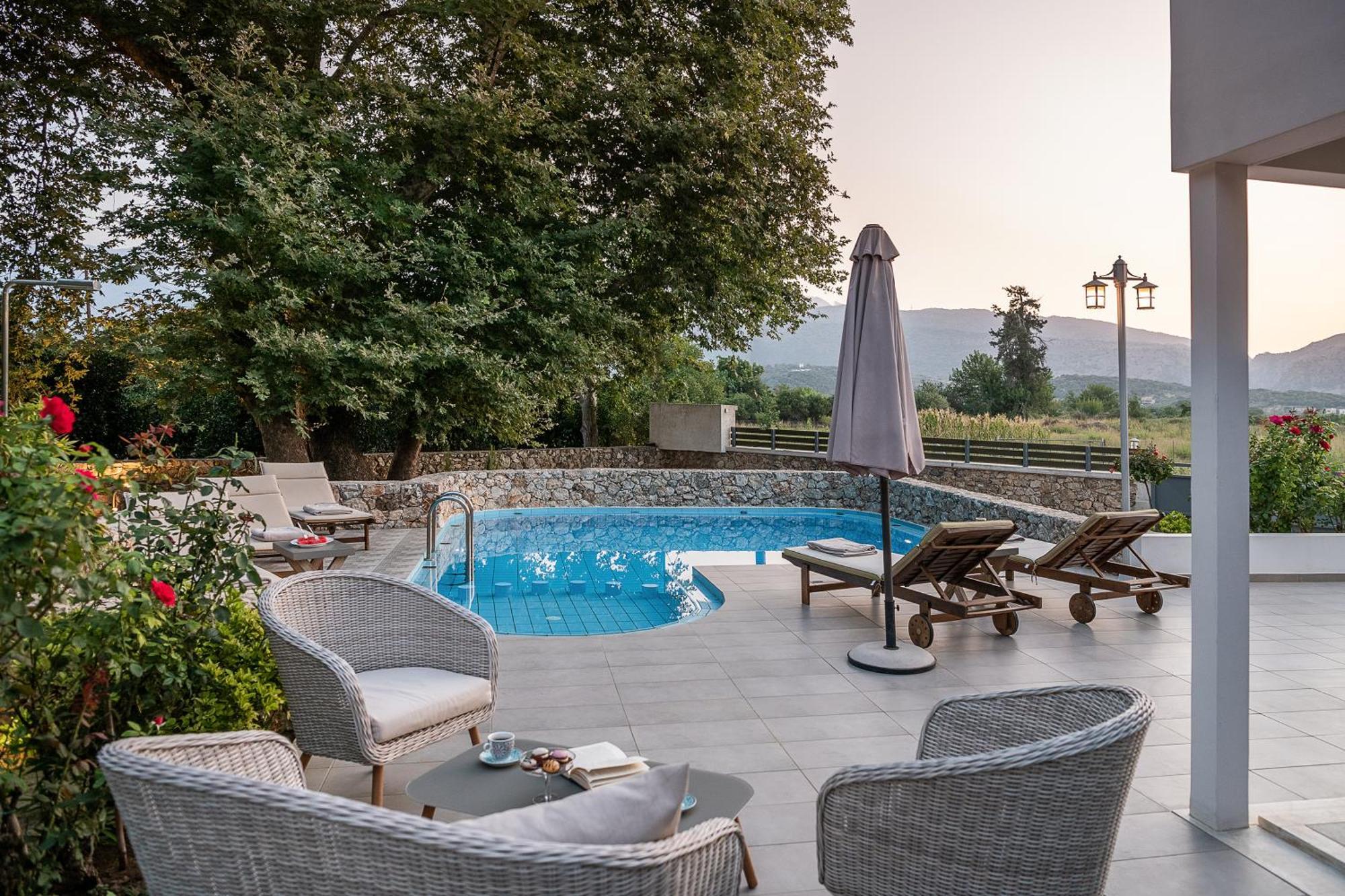 Villa Nature, Heated Pool Kalyves Eksteriør billede
