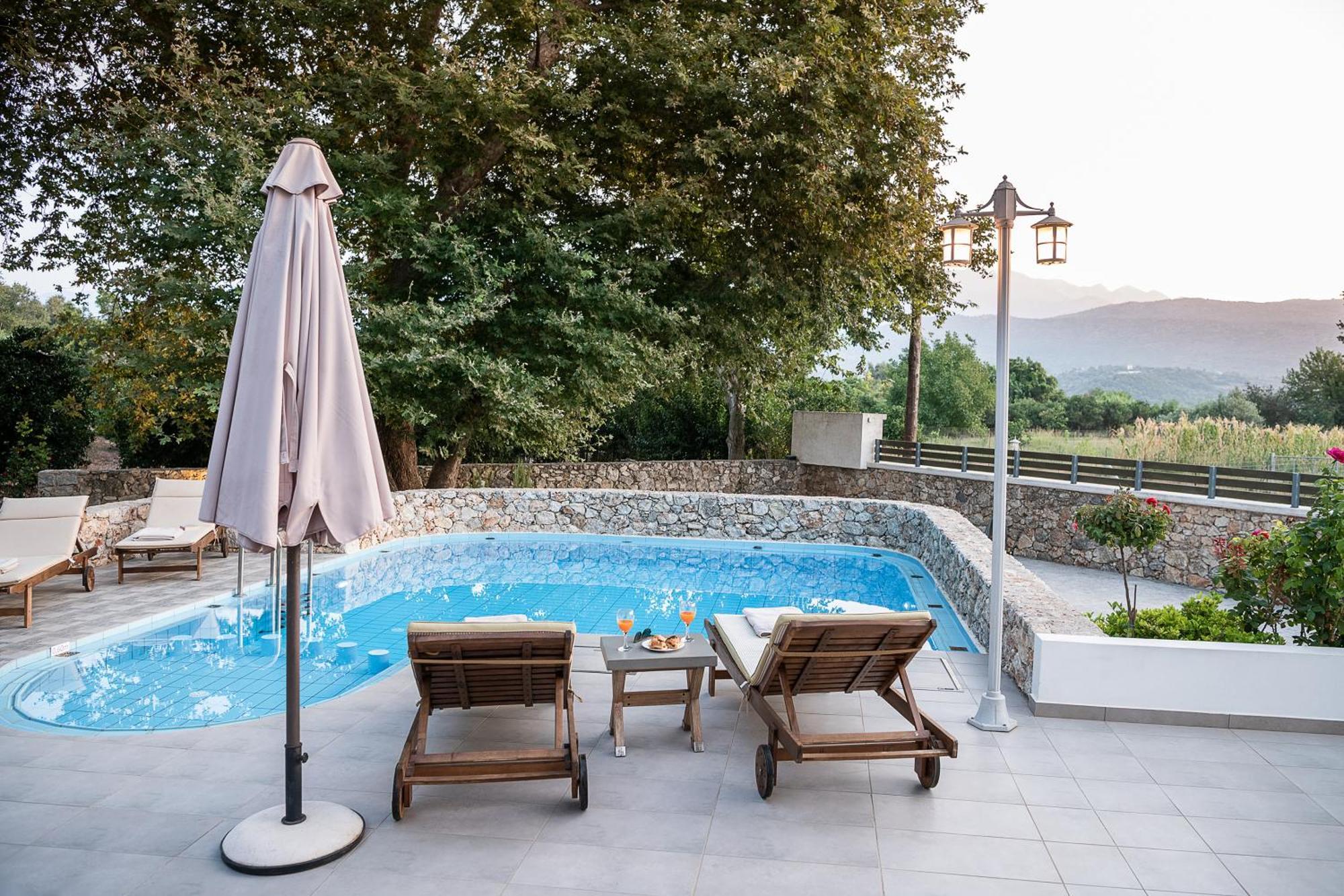 Villa Nature, Heated Pool Kalyves Eksteriør billede