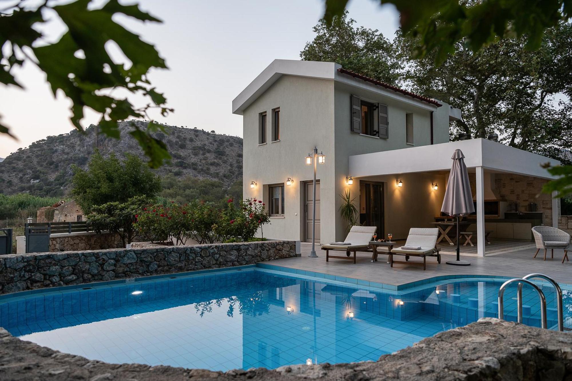 Villa Nature, Heated Pool Kalyves Eksteriør billede